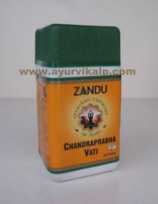 Zandu CHANDRAPRABHA VATI, 30 Tablets, Improves Urinary Function